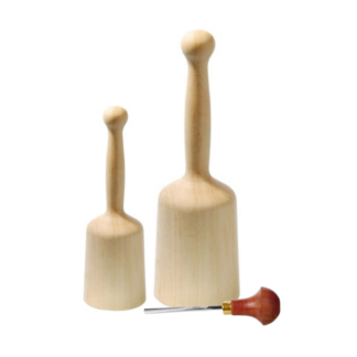 Pfeil Mallets w lino tool scale