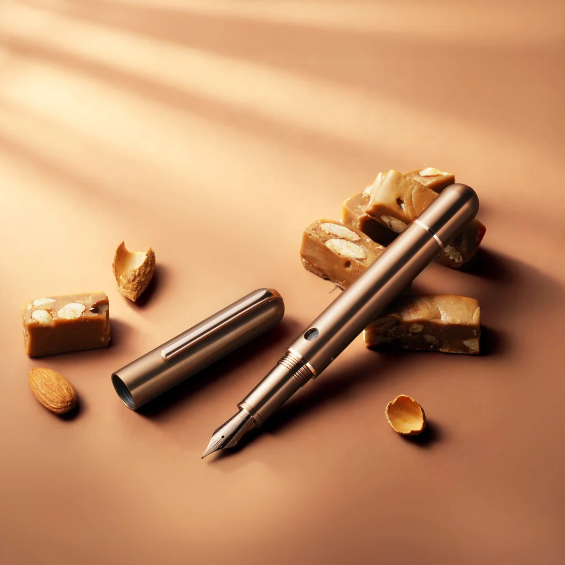 Nahvalur Nautilus Ti Toffee Fountain Pen