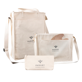 PANART STORAGE ACCESSORIES BAG COTTON ZIPPER POUCH 24x12.5CM
