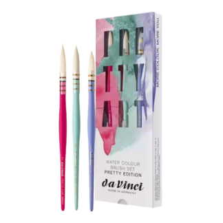 PRETTY Synthetic Squirrel Watercolour Brushes - da Vinci cover