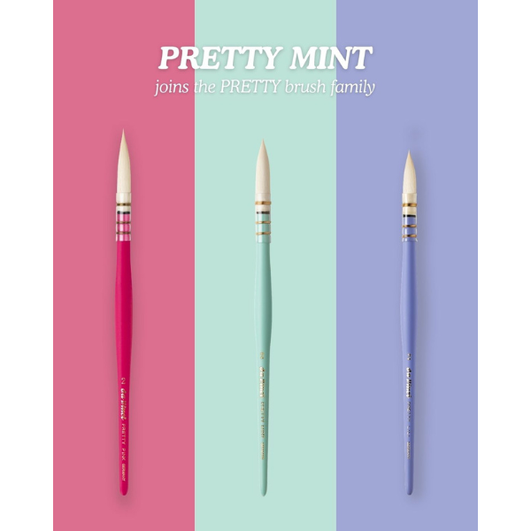 PRETTY Synthetic Squirrel Watercolour Brushes - da Vinci promotional