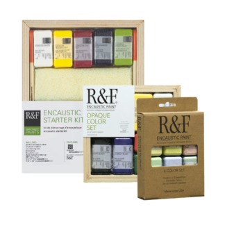 R&F ENCAUSTIC PAINT WAX BLOCK Sets